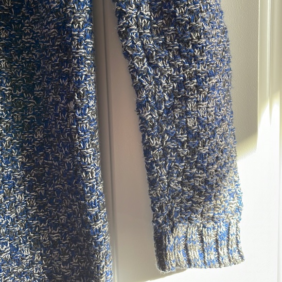 Leo & Nicole Blue Knitted Cardigan - Picture 5 of 5